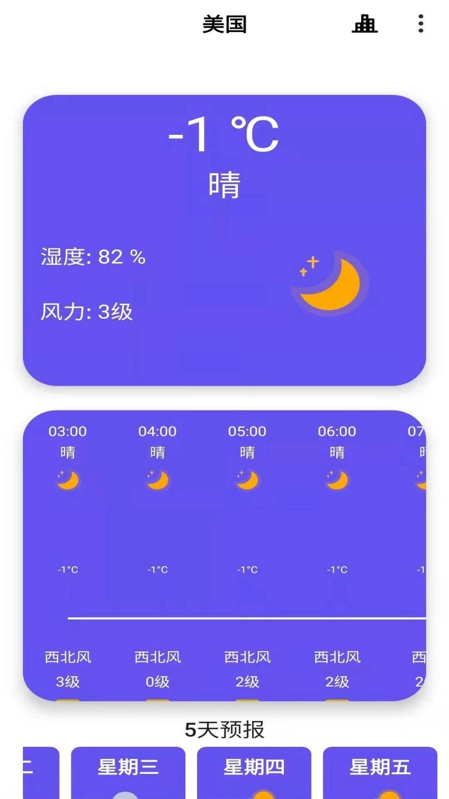 安果天气预报(3)