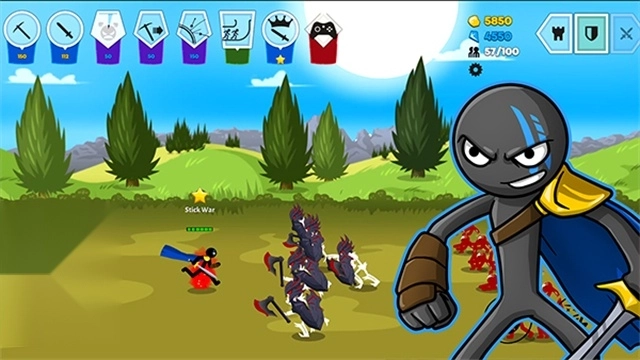 火柴人战争3召唤首领版图2