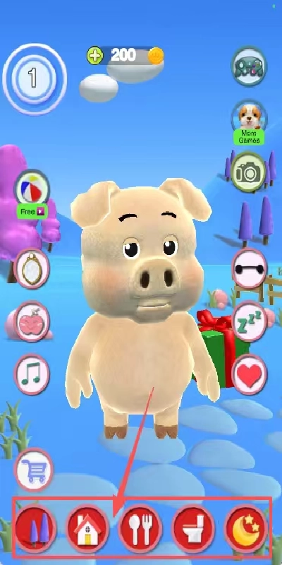 说话的小猪游戏