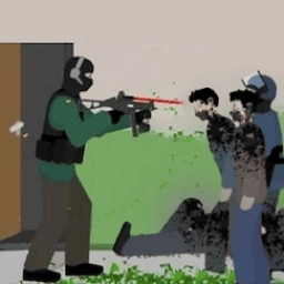 平面僵尸防御射击