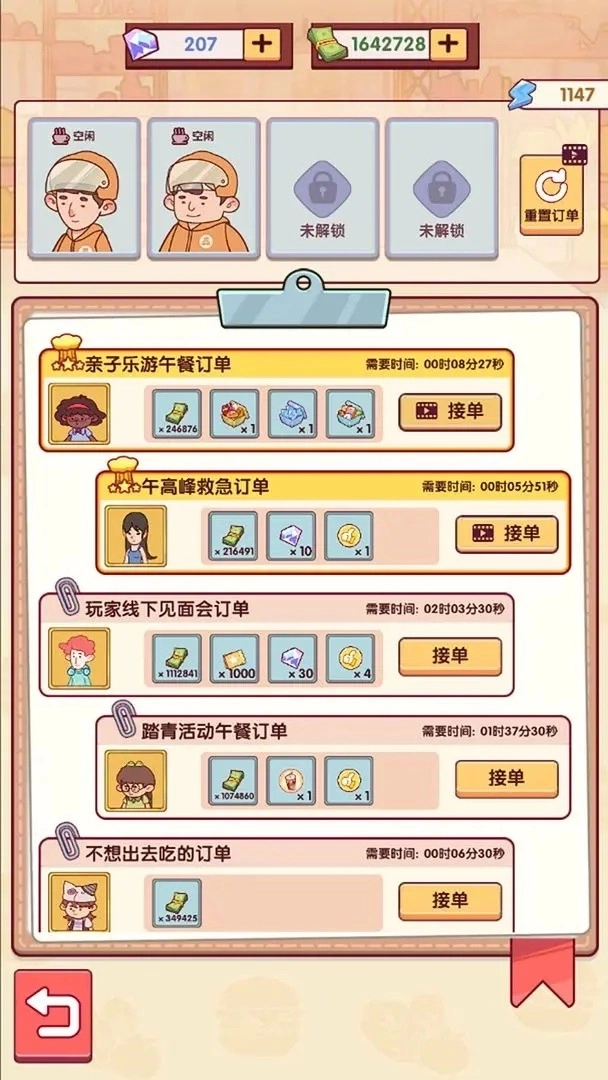 开一家汉堡店(1)