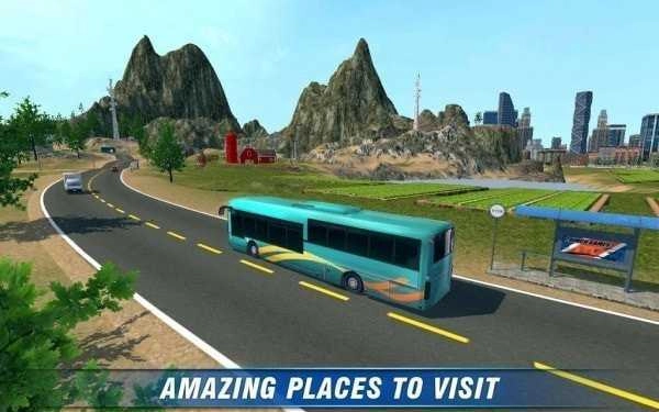 城市客车大巴3D图3