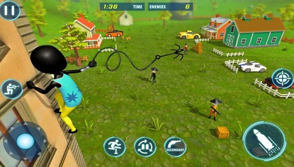 绳索刺客火柴人(2)