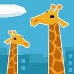 长颈鹿踩踏乱斗