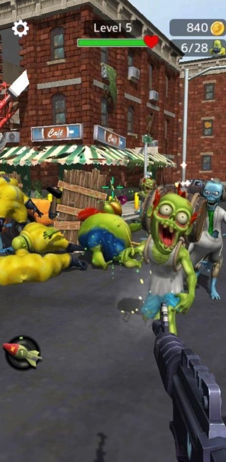 塔式炮手僵尸攻击图2