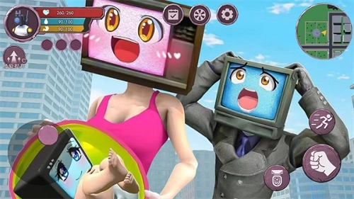 邪恶女电视人模拟(1)