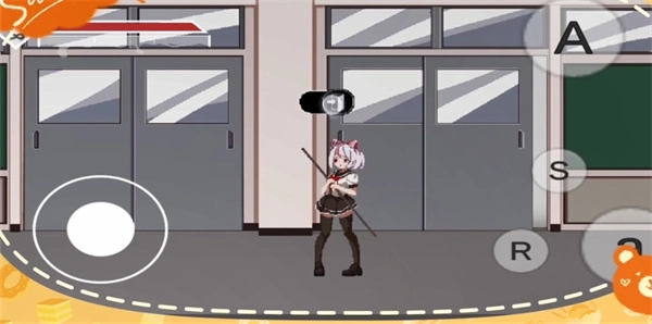 白毛少女大战僵尸图3