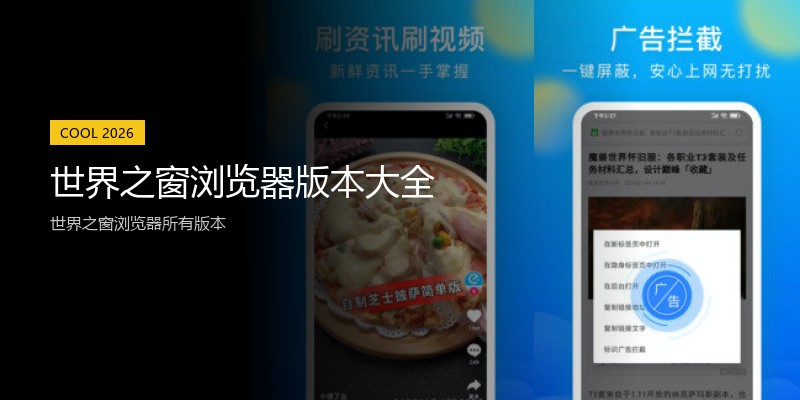 世界之窗浏览器版本大全