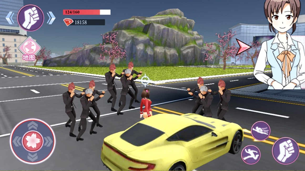 高校樱花物语手游版图2