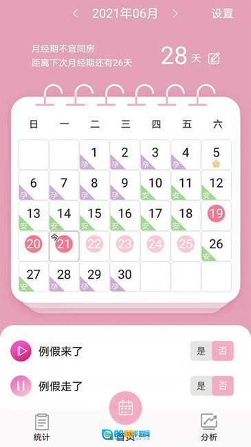 女生例假记录图2