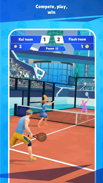 帕德尔职业网球比赛汉化版截图3