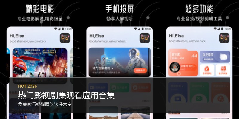 热门影视剧集观看应用合集