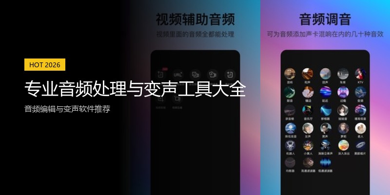 专业音频处理与变声工具大全
