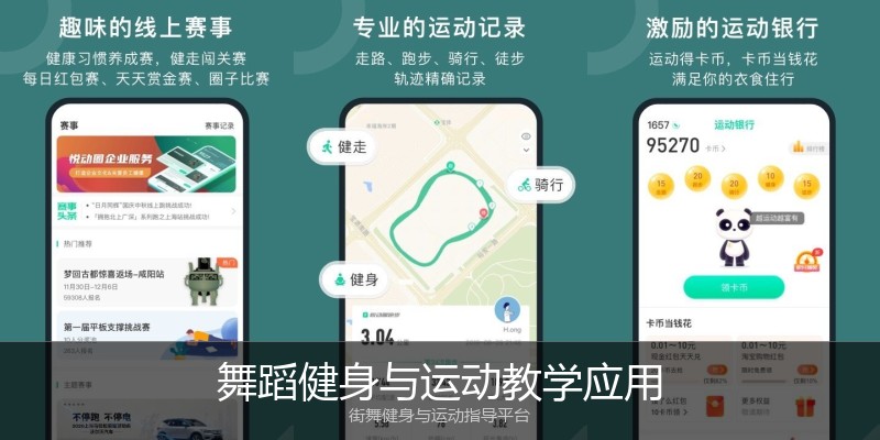 舞蹈健身与运动教学应用