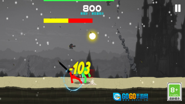 火柴人忍者突袭图1