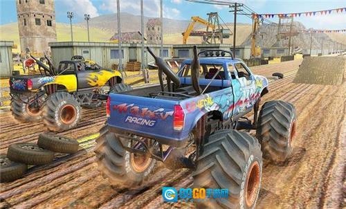 沙漠怪兽卡车赛车特技图1