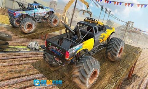 沙漠怪兽卡车赛车特技图2