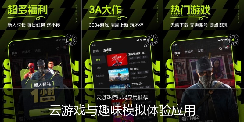 云游戏与趣味模拟体验应用