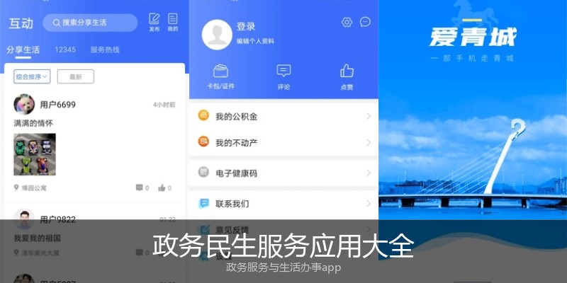 政务民生服务应用大全