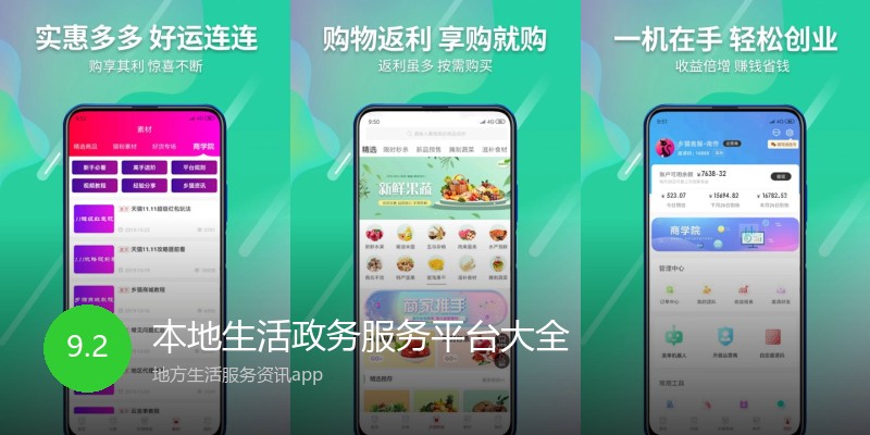 本地生活政务服务平台大全