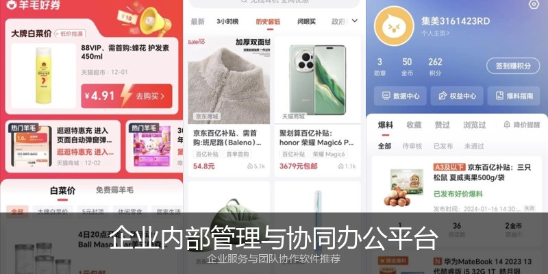 企业内部管理与协同办公平台