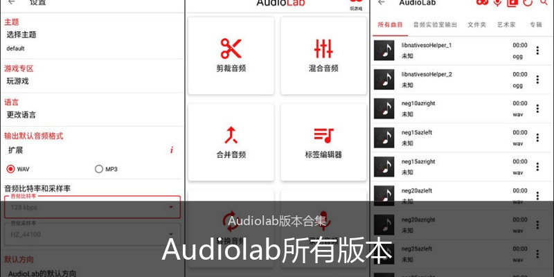 Audiolab所有版本