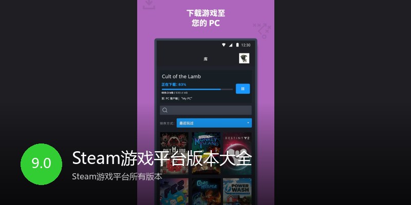 Steam游戏平台版本大全