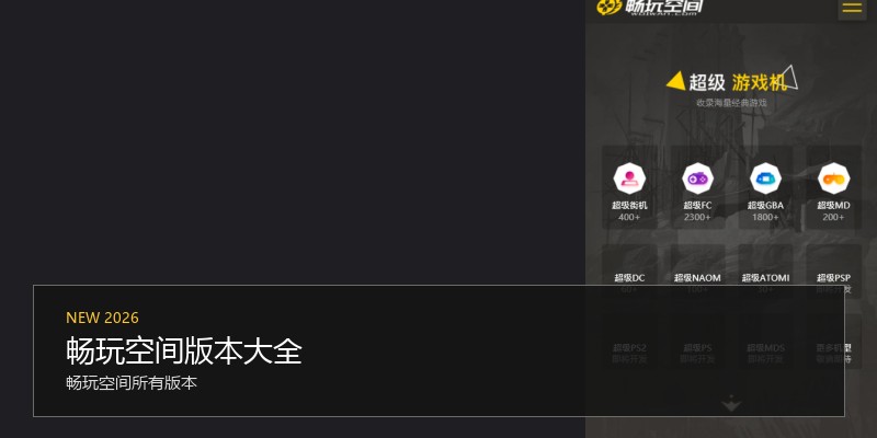 畅玩空间版本大全