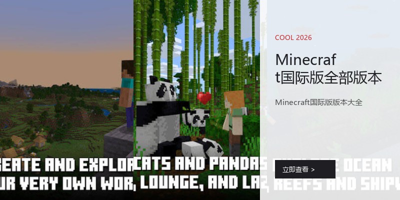Minecraft国际版全部版本