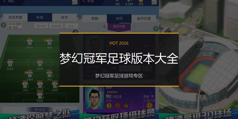 梦幻冠军足球版本大全