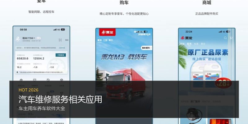 汽车维修服务相关应用