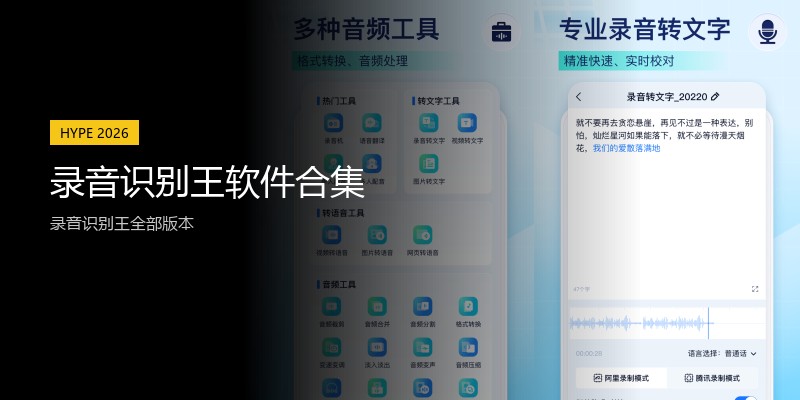 录音识别王软件合集