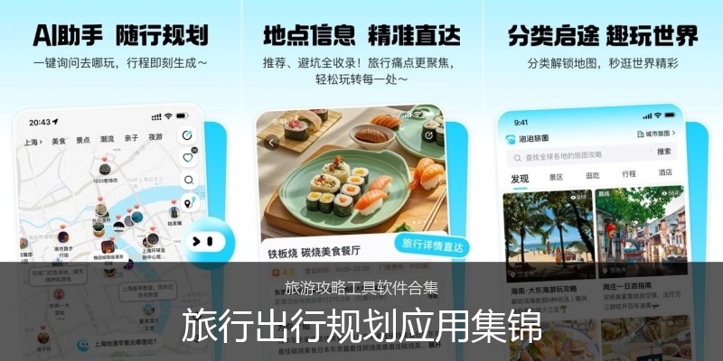 旅行出行规划应用集锦