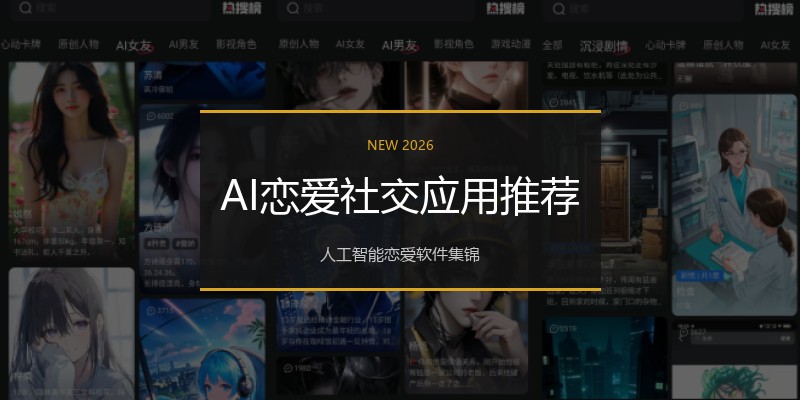 AI恋爱社交应用推荐