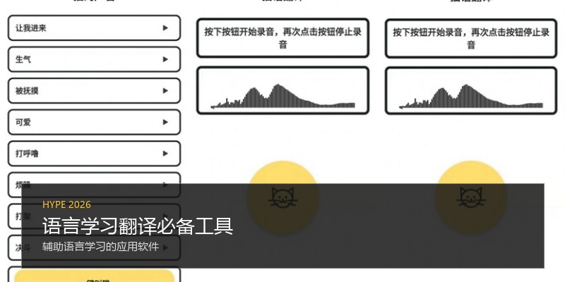 语言学习翻译必备工具