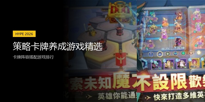 策略卡牌养成游戏精选