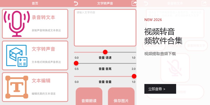 视频转音频软件合集