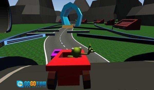 沙雕青蛙坐车图1