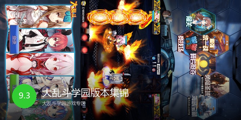 大乱斗学园版本集锦