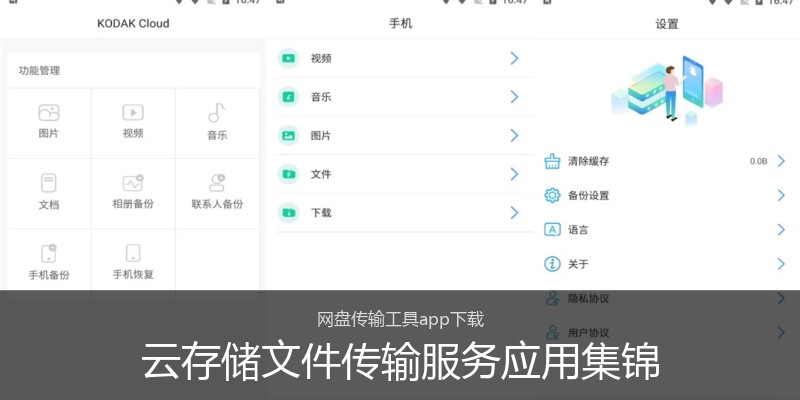云存储文件传输服务应用集锦