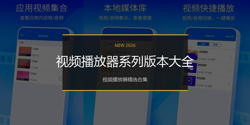 视频播放器系列版本大全