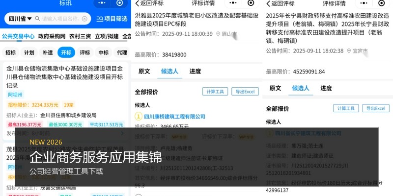 企业商务服务应用集锦