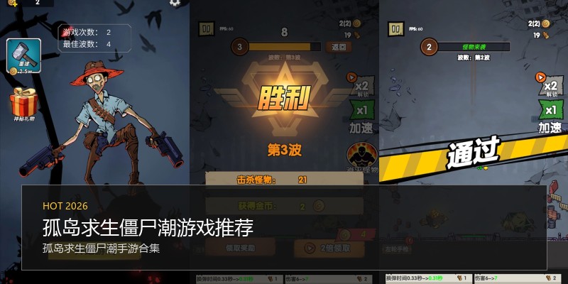 孤岛求生僵尸潮游戏推荐