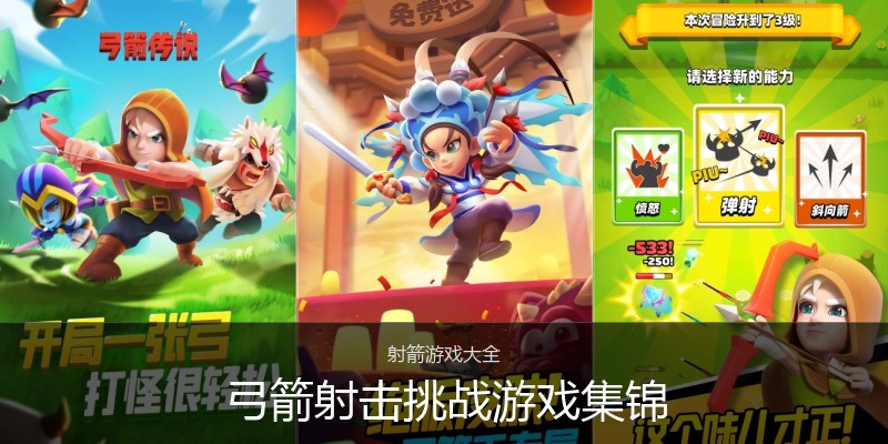 弓箭射击挑战游戏集锦
