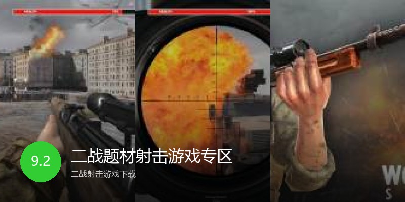二战题材射击游戏专区