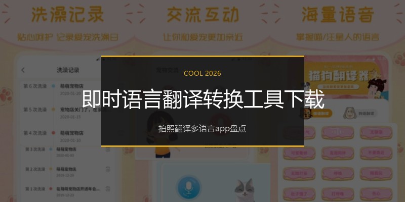即时语言翻译转换工具下载