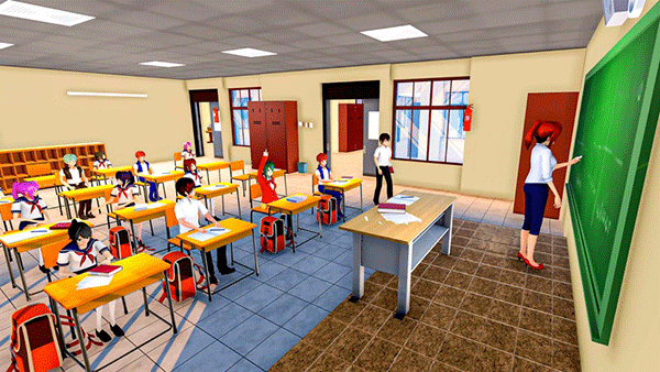 樱花校园模拟器无广告英文版图3