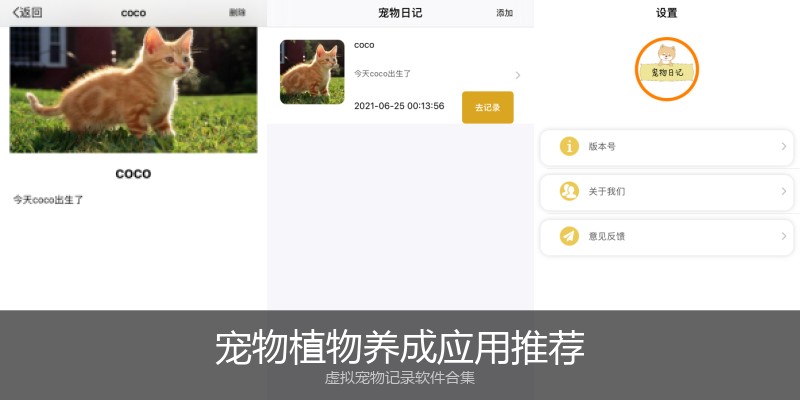 宠物植物养成应用推荐