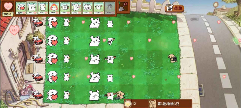 小白大战小鸡毛僵尸官方版图2