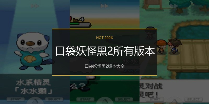口袋妖怪黑2所有版本